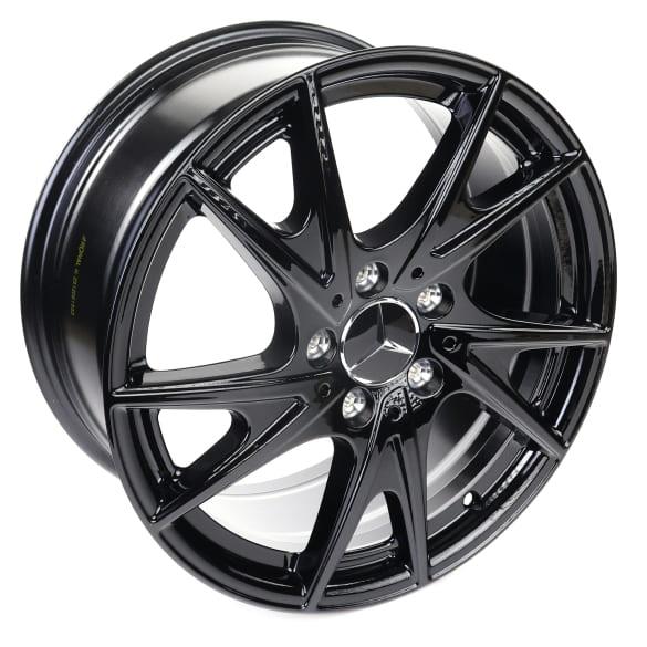 Mercedes-Benz car rims CLA X178 Shooting Brake 17 inch 5-double-spoke black A1744010000 7X43-X178 Review