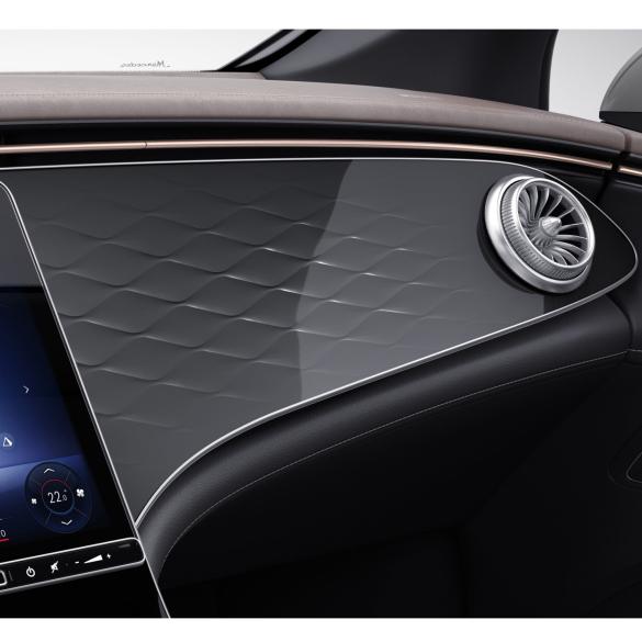 Mercedes-Benz Cockpit Dashboard decorative trim 3D relief look anthracite EQE V295 EQE-Cockpit-3D Review