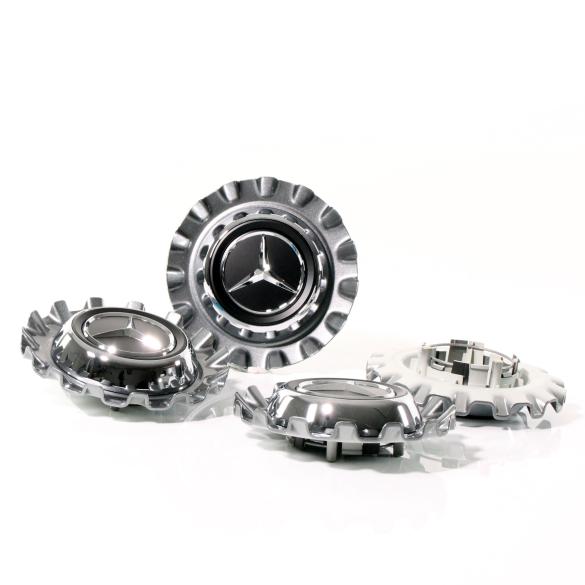 Mercedes-Benz Cover hub cap set titanium grey matt A00040066007756-B Review