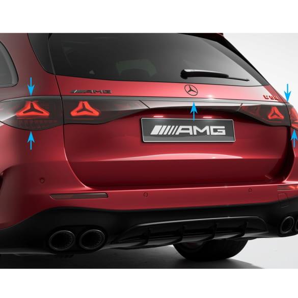 Mercedes-Benz Dark chrome trim tailgate Night Edition tail lights E-Class S214 Heckzierleiste-Night-S214 Review