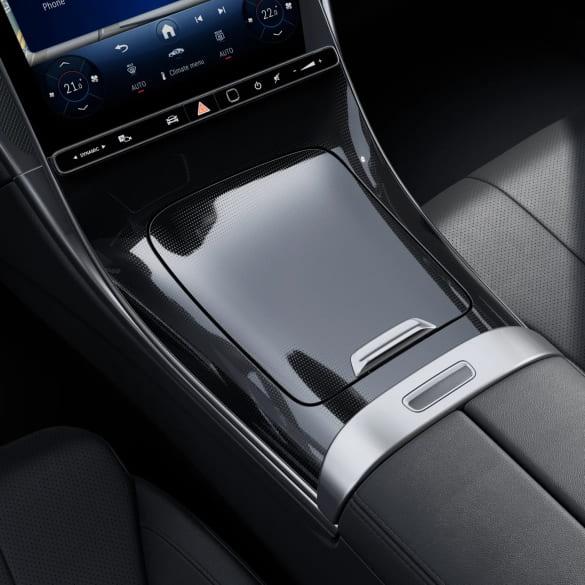 Mercedes-Benz Decorative element center console C-Class 206 fine structure optics black A206680-661 Review