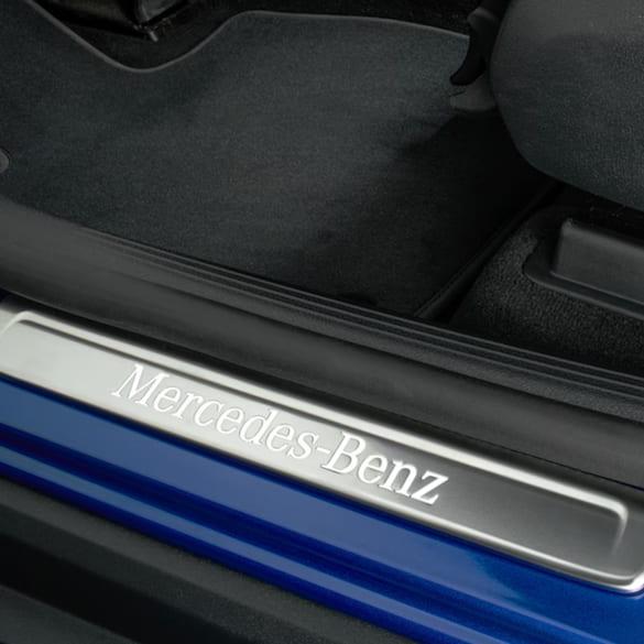 Mercedes-Benz Door sill plates CLA Shooting Brake X178 silver illuminated A1746801102-X178 Review