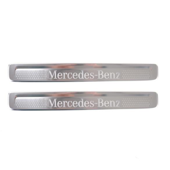 Mercedes-Benz Door sill trims CLA EQ C174 star pattern silver A1746803902-C174 Review