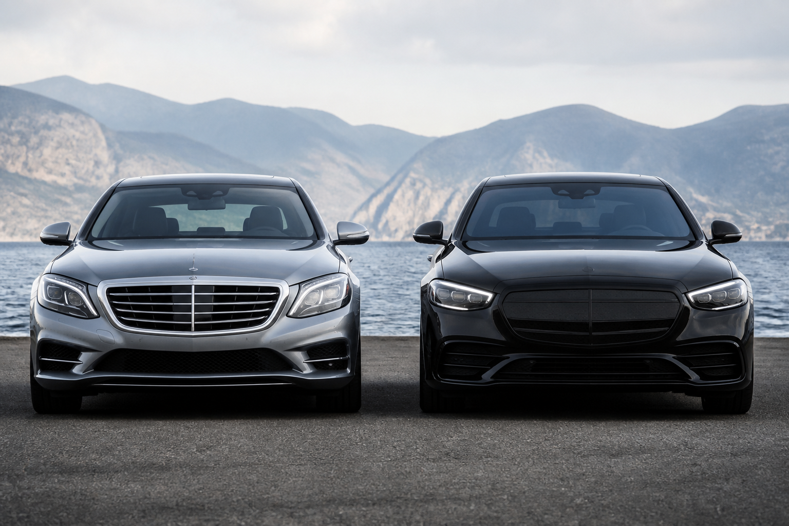 From Chrome to Black Panel: Mercedes radiator grille history