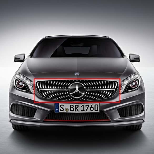 Mercedes-Benz diamond radiator grille A-Class W176 A1768802083 9040 Review