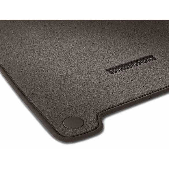 Mercedes-Benz Floor mats velour mats classic balao brown 4-piece EQE V295 A2956808803 8W66 Review