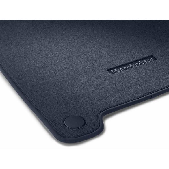 Mercedes-Benz Floor mats velour mats classic biscaya blue 4-piece EQE V295 A2956808803 5F86 Review