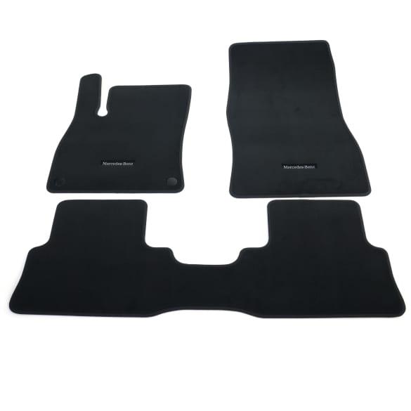 Mercedes-Benz Floor mats velours CLA Shooting Brake X174 black 3-piece A1746803801 9J74-X174 Review