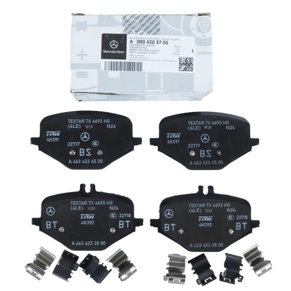 Mercedes-Benz G63 AMG Brake pads rear axle G-Class W463A A0004203705 Review