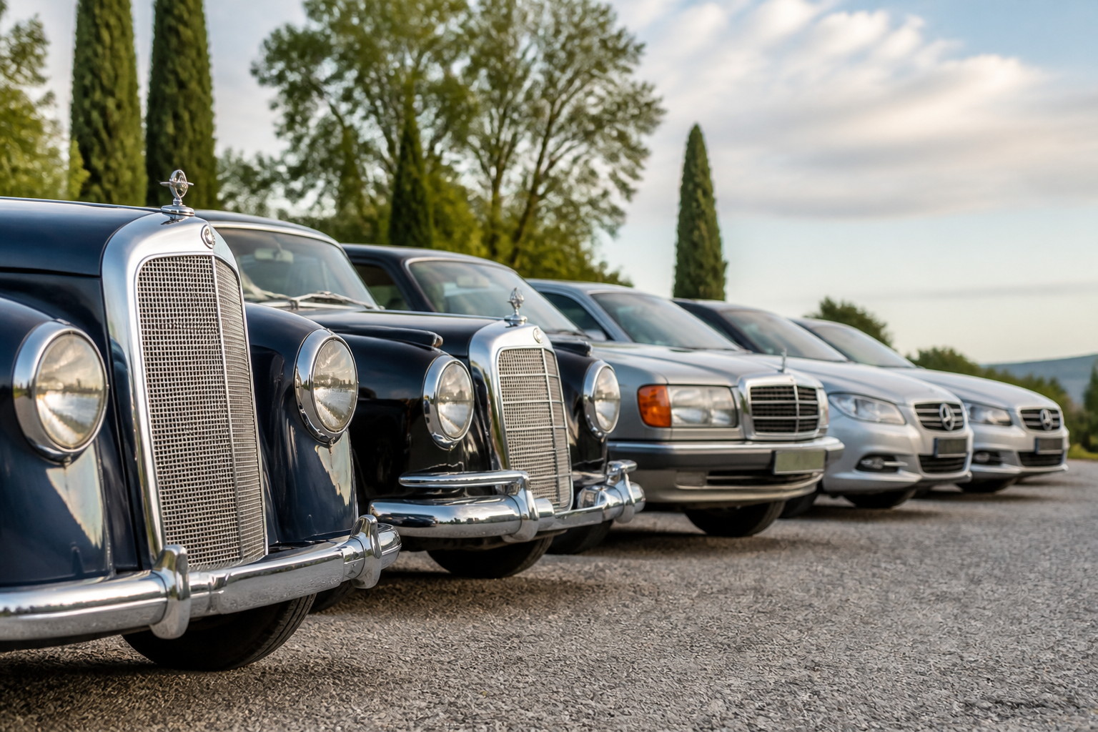 From Honeycomb to Sculpted Faces: Mercedes-Benz’s grille and star evolution