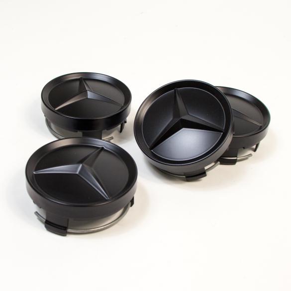 Mercedes-Benz wheel hub cap set black matt A46140001259007-B Review