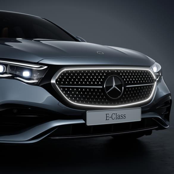 Mercedes-Benz Illuminated radiator grille E-Class W214 saloon AMG package Kühlergrill-beleuchtet-W214-AMG-2 Review