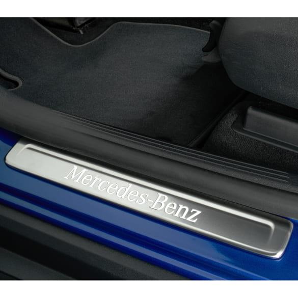 Mercedes-Benz Interchangeable cover door sill trims E-Class S214 silver white illuminated A1746801102-S214 Review