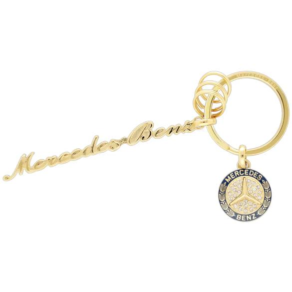Mercedes-Benz Key fob Classic Lettering gold coloured B66041763 Review