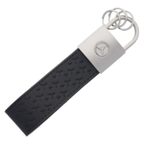 Mercedes-Benz Key fob Upcycling star black cowhide B66959376 Review