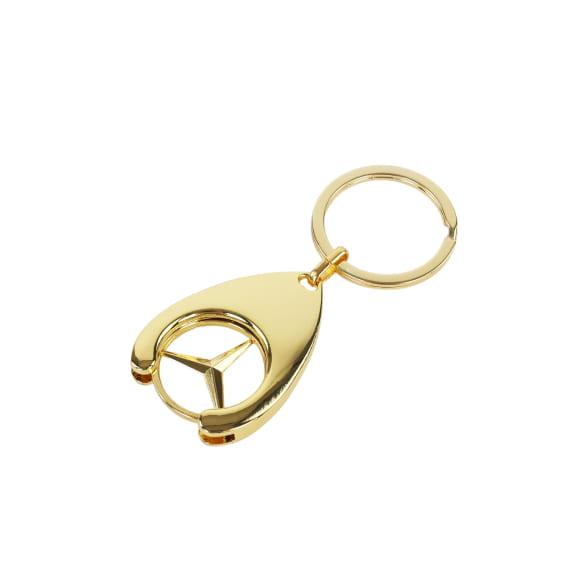 Mercedes-Benz Keychain shopping-chip Star golden B66956083 Review