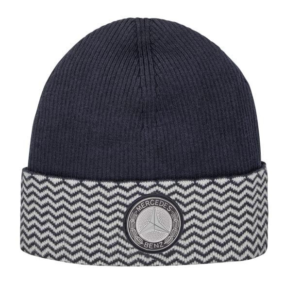 Mercedes-Benz Knitted Hat Classic Navy Cashmere B66041804 Review