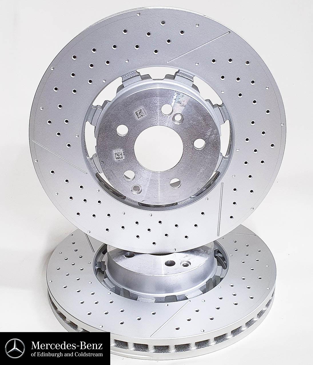 Genuine Mercedes-Benz AMG Front Brake Discs Set Of 2