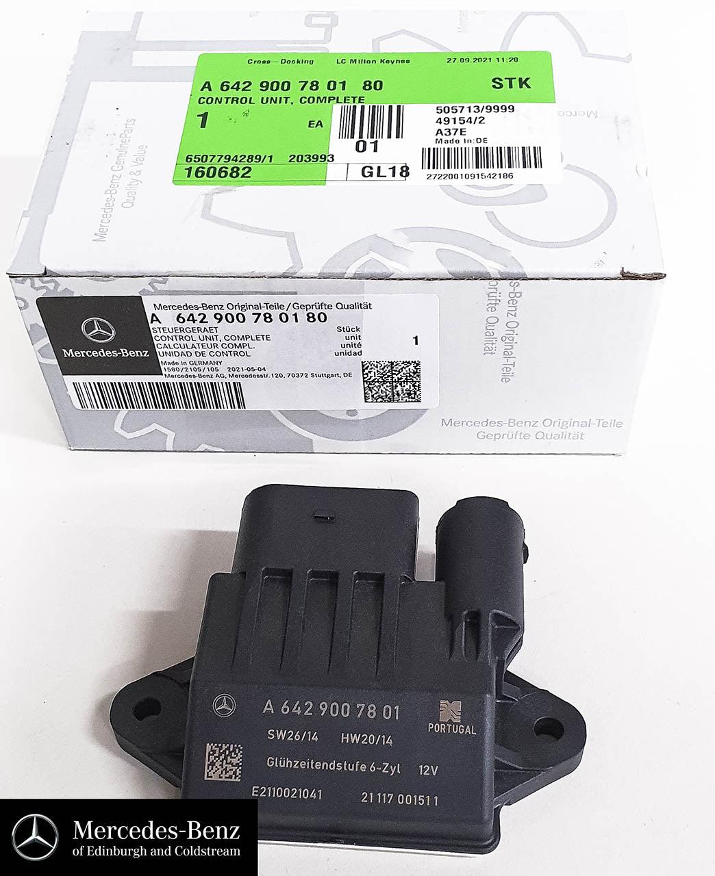 Genuine Mercedes-Benz Glow Plugs Control Unit OM642 Diesel Engine