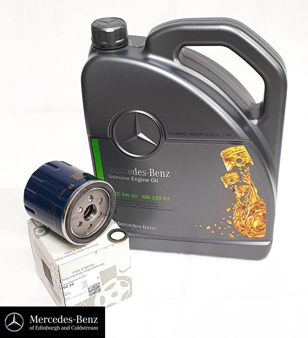 Genuine Mercedes-Benz service kit CDI diesel OM607 engine - oil and filter
