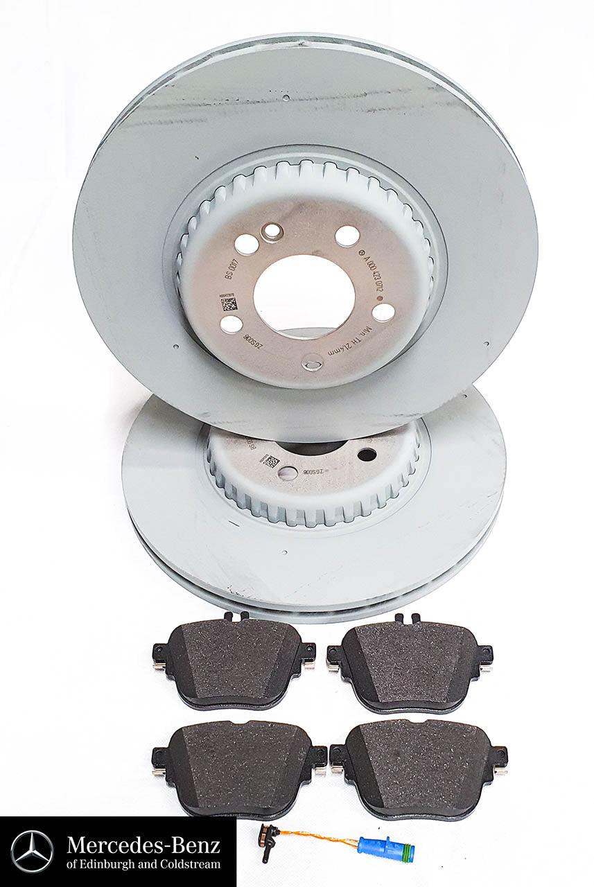 Genuine Mercedes-Benz Compound Light Brake Discs & Pads - REAR - Selected E Class C Class