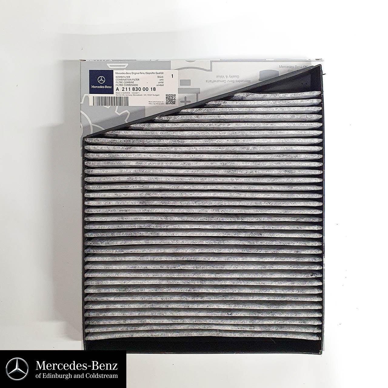 Genuine Mercedes-Benz Combination Filter - Pollen (Cabin) Filter E Class, CLS