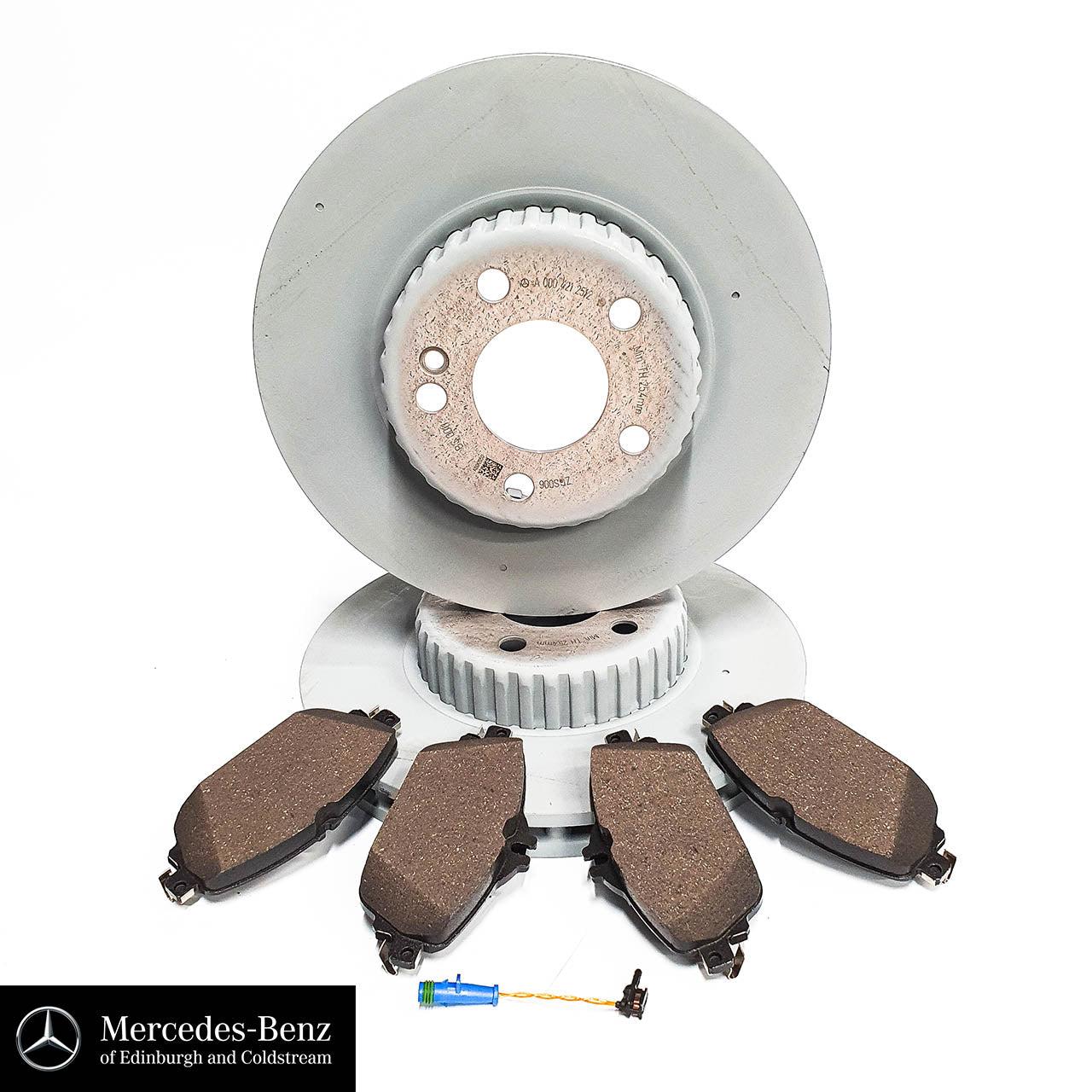 Genuine Mercedes-Benz Brake Pad & Disc set - Front - C Class 205, E Class 213 Model Series