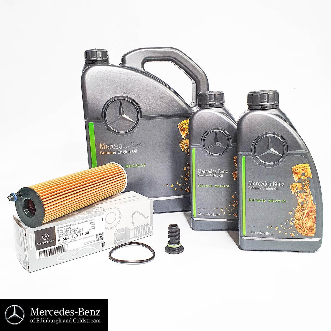Genuine Mercedes-Benz Service Kit CDI Diesel OM654 Engine - Oil & Filter