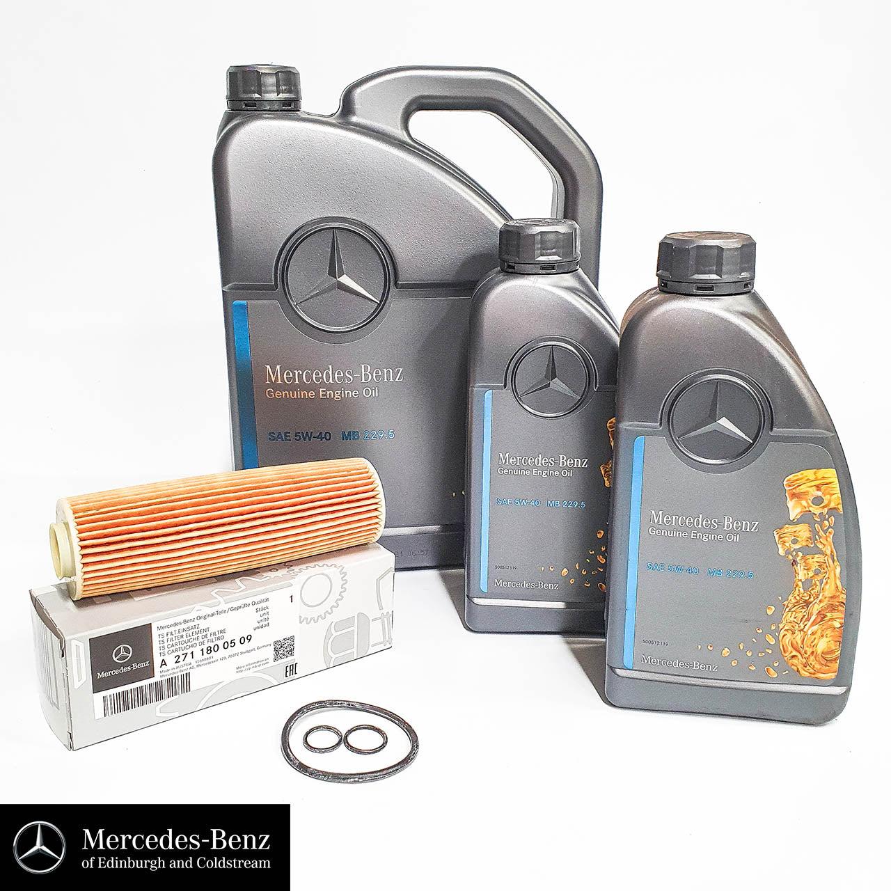 Genuine Mercedes-Benz Service Kit Petrol Engine M271 - Oil & Filter