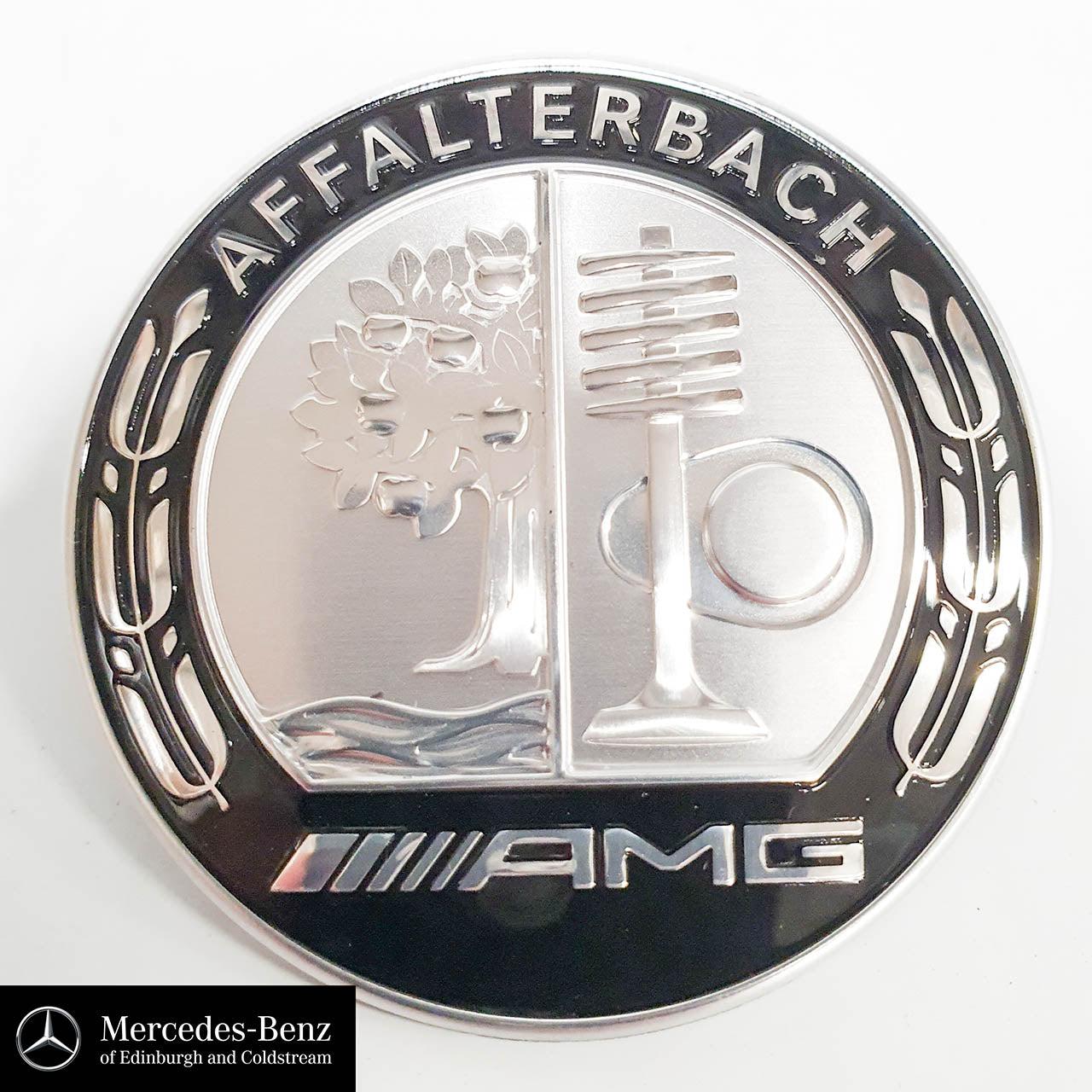 Genuine Mercedes-Benz AMG Bonnet Badge Front Emblem Logo A0008170408