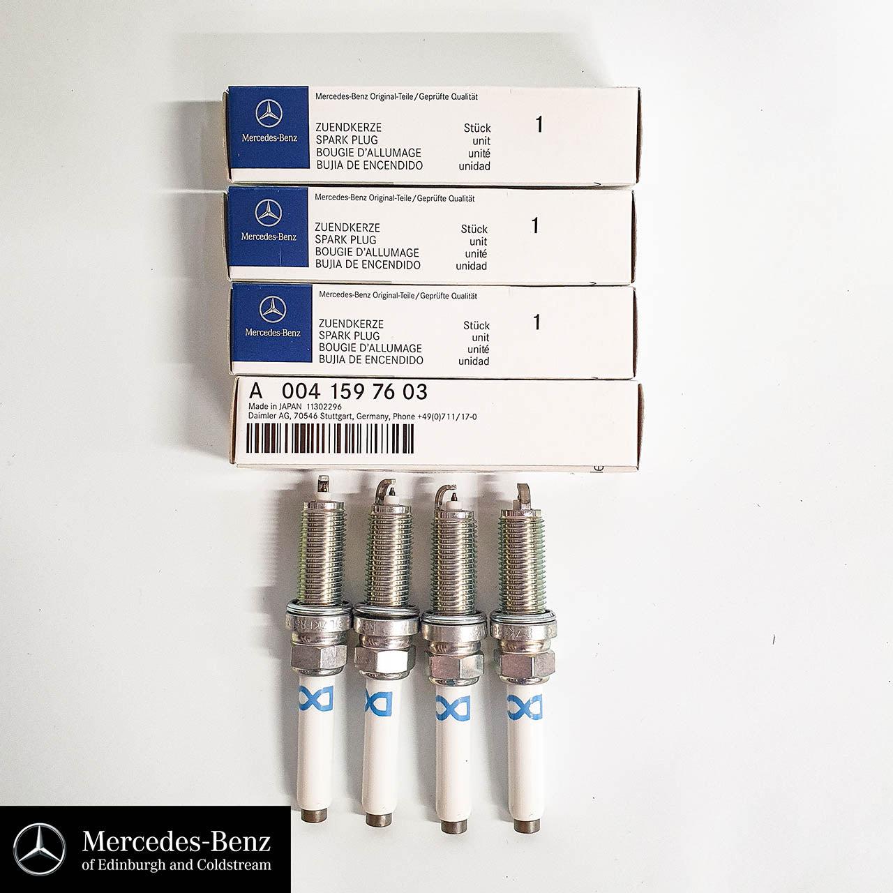 Genuine Mercedes-Benz Spark Plugs 4x A0041597603