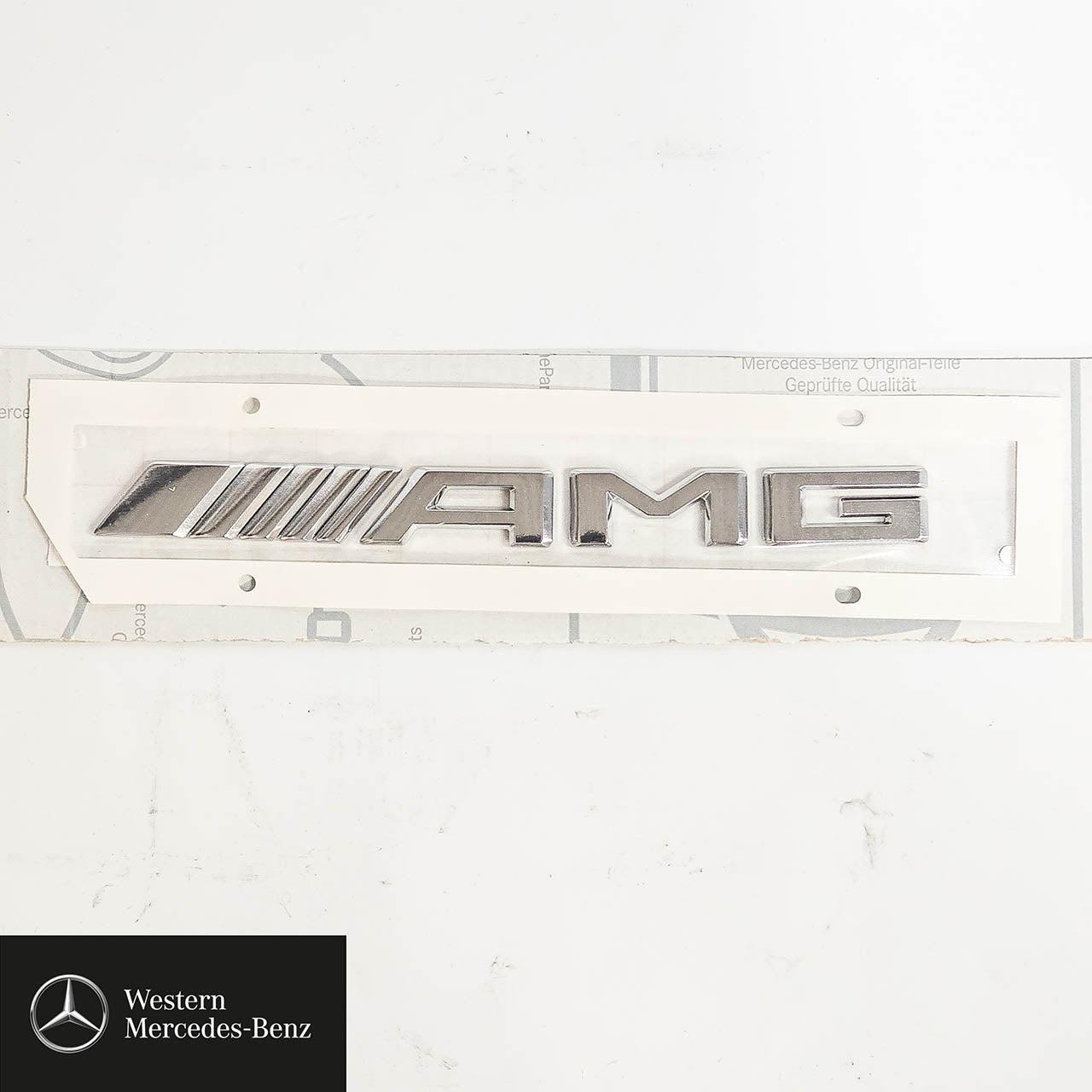 Genuine Mercedes-Benz AMG Chrome Model Badge For C-Class A2058172001