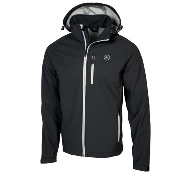 Mercedes-Benz Men's black softshell jacket in L Collection B67871265 Review
