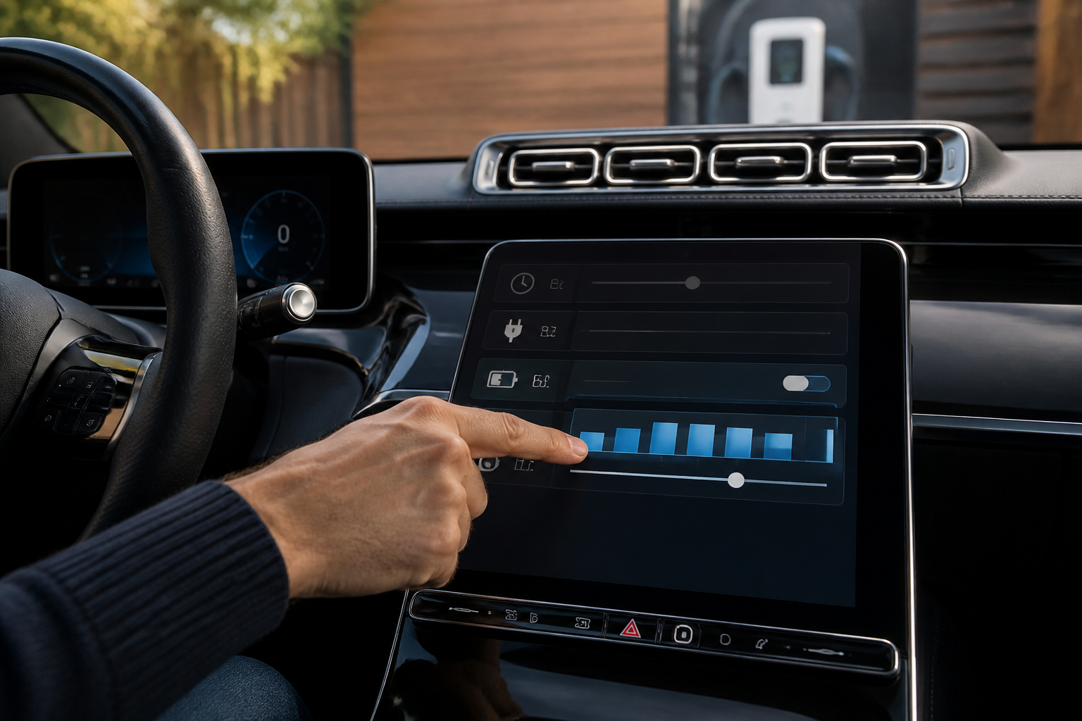 Mercedes EV Charging: Set Departure Time and Max Charge in MBUX