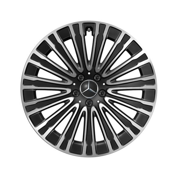 Mercedes-Benz 20 inch wheels multi spokes EQE V295 black high sheen A2954011900-7X23 Review