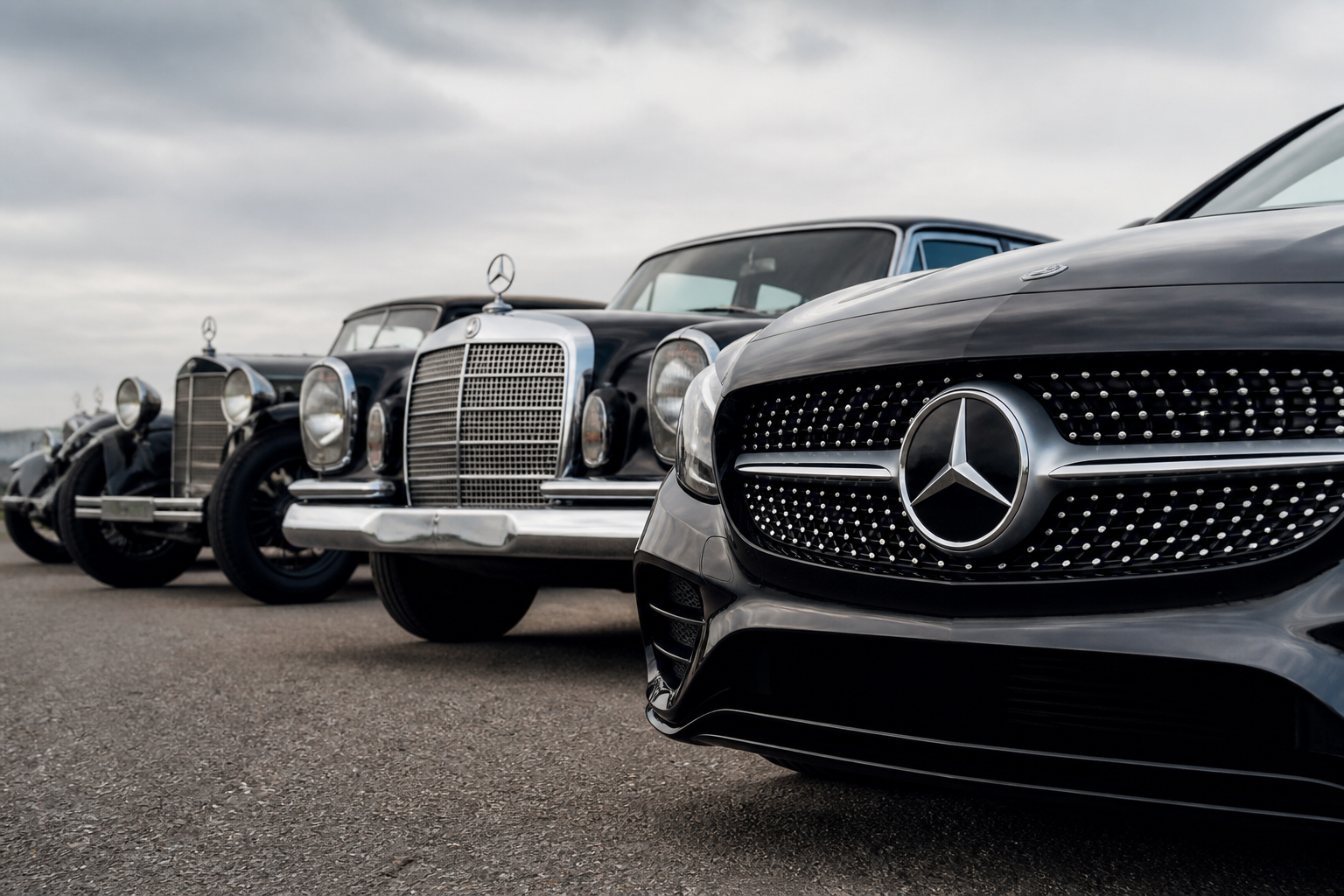 From 1926 Merger to Modern Grilles: Mercedes-Benz emblem and grille design history