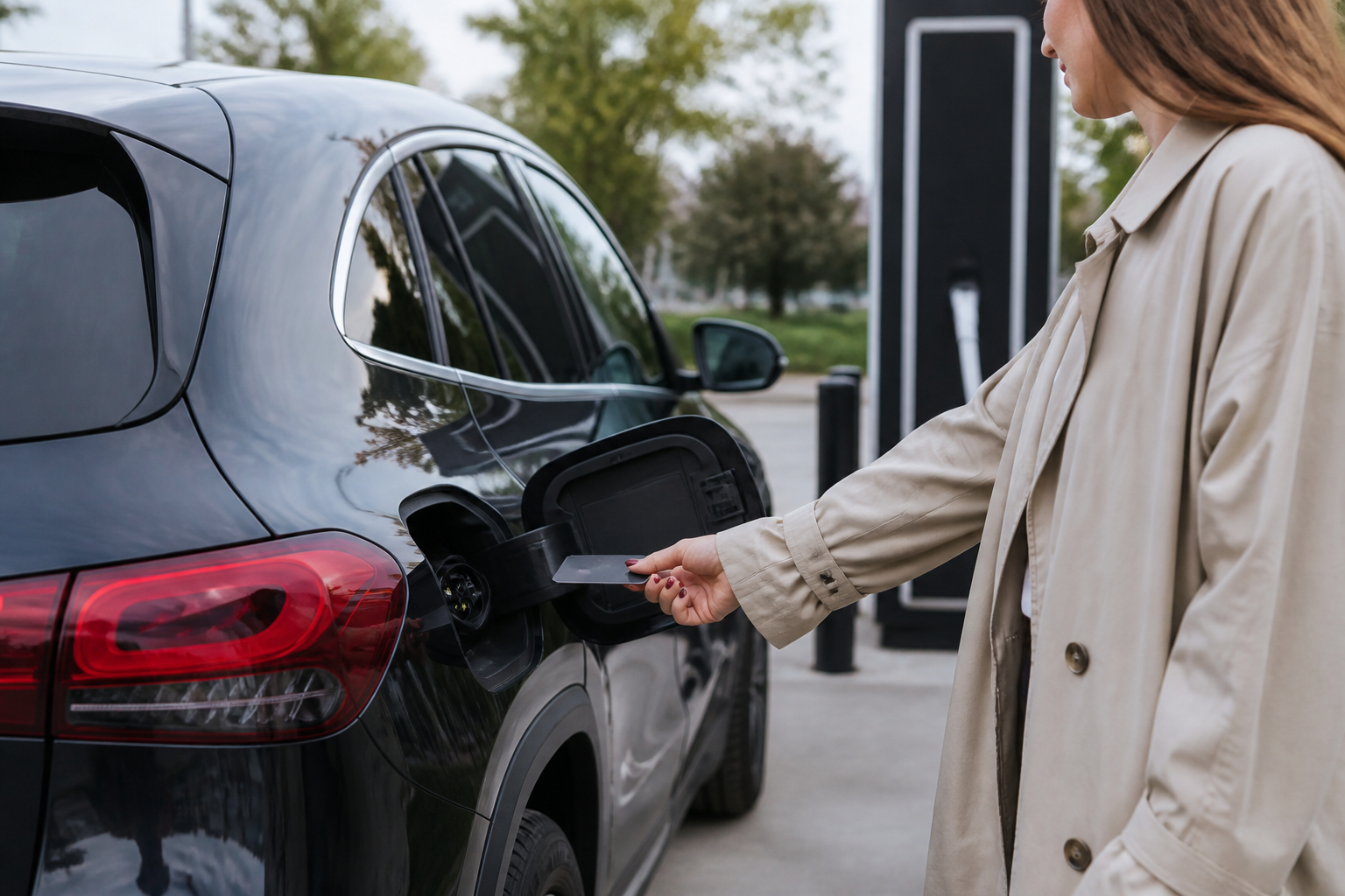 How to Start/Stop Mercedes me Charge RFID Charging Card
