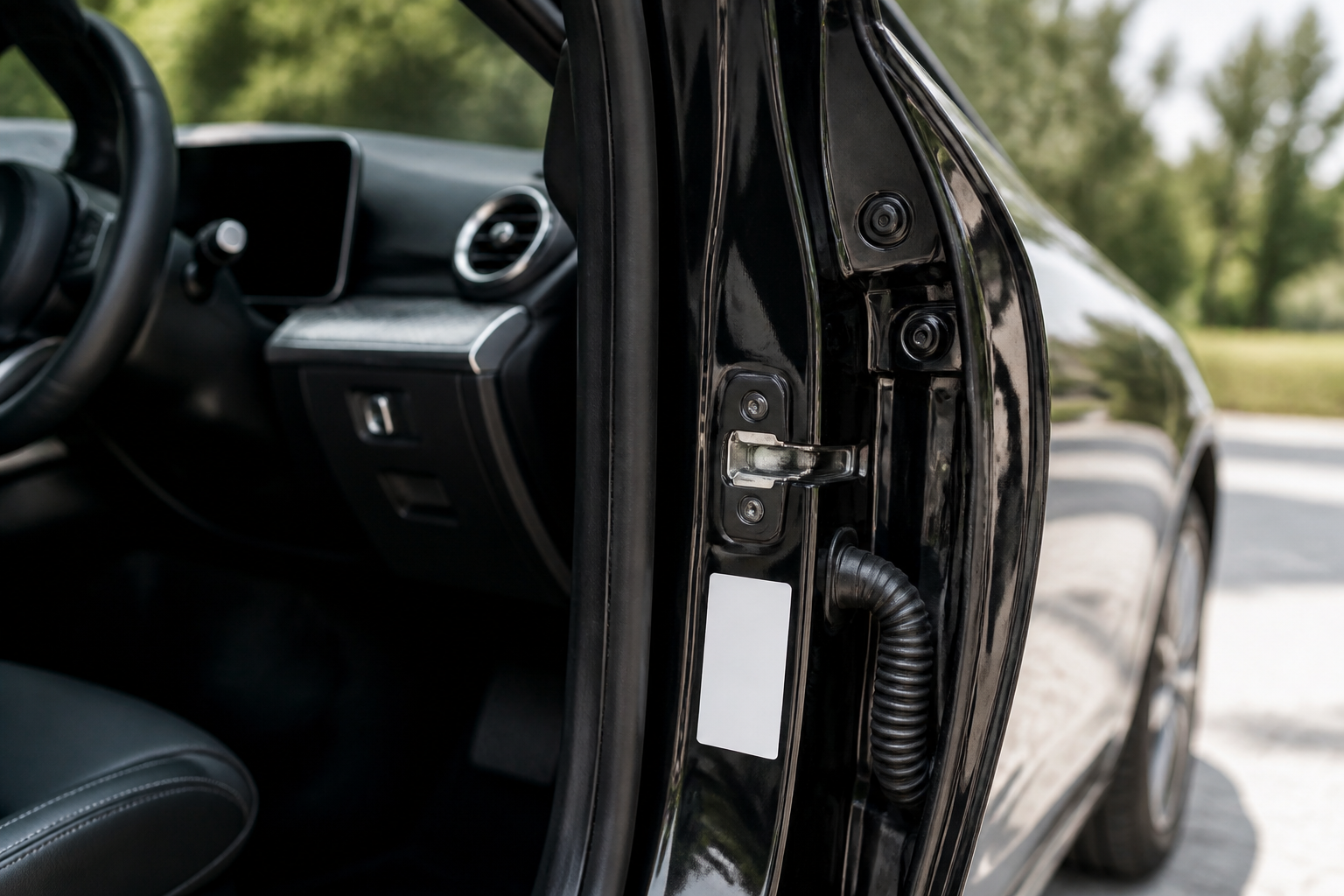 Mercedes TPMS Cold Tire Pressure: Verify via B‑Pillar Placard