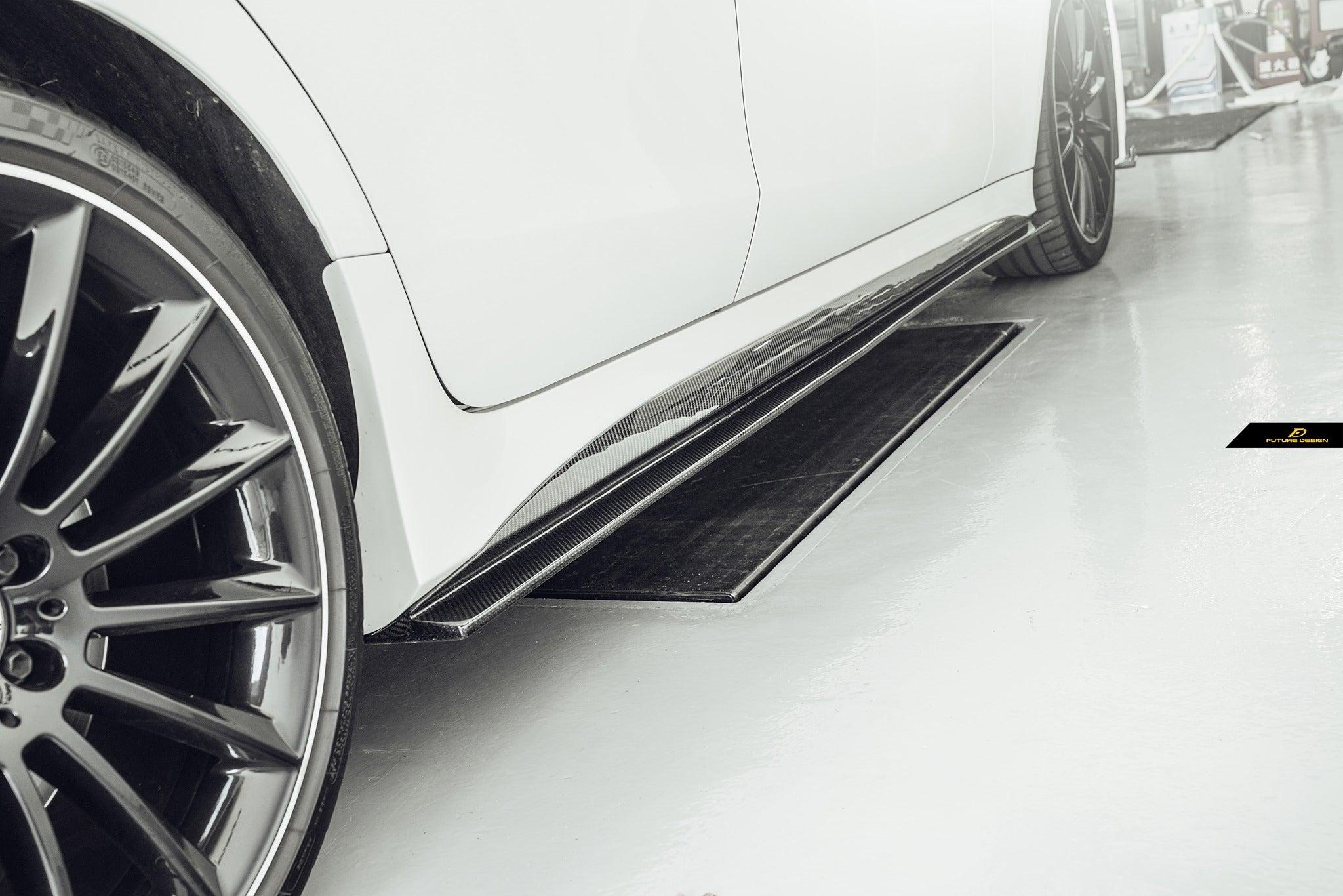 Mercedes-Benz C257 CLS FD Carbon Side Skirt Splitter