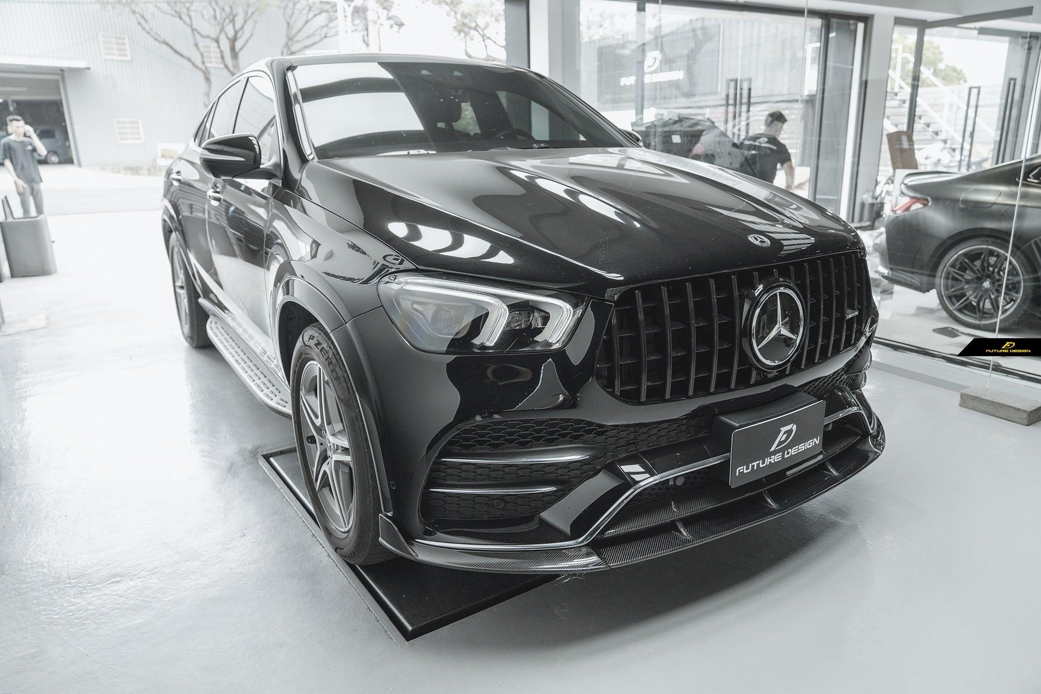Mercedes-Benz C167/W167 GLE Coupe FD Carbon Front Lip (4-Piece)