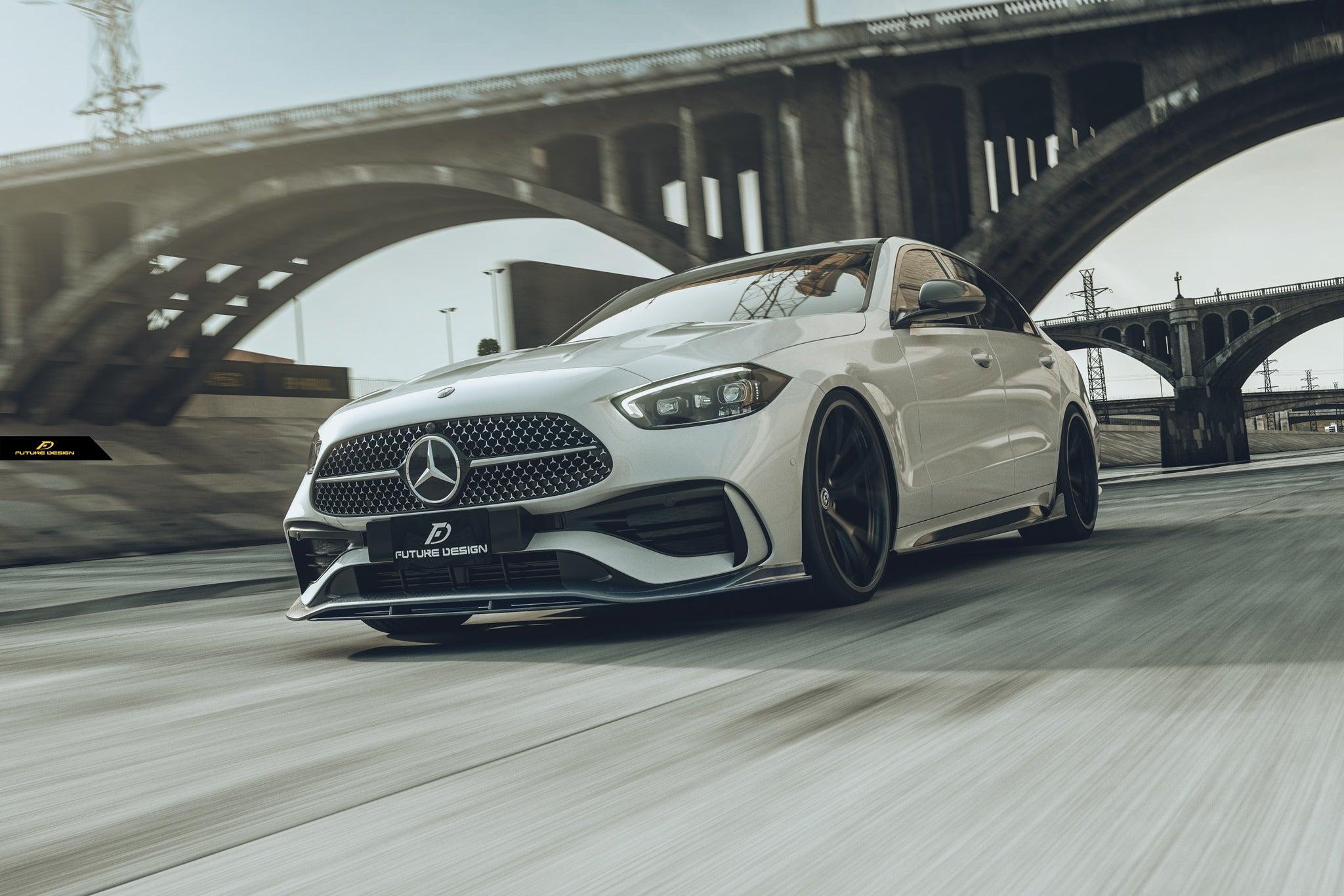 Mercedes-Benz W206 S206 C-Class FD V2 Carbon Front Lip