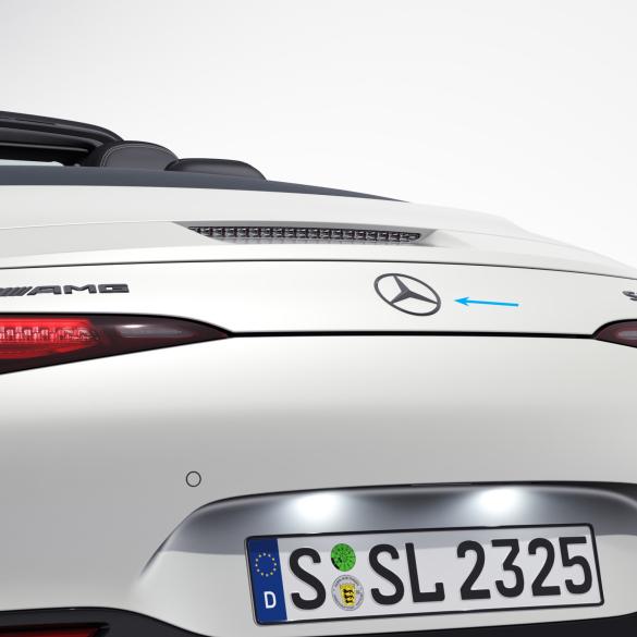 Mercedes-Benz Star black chrome tailgate SL Roadster R232 Mercedes-Stern-Schwarz-R232 Review