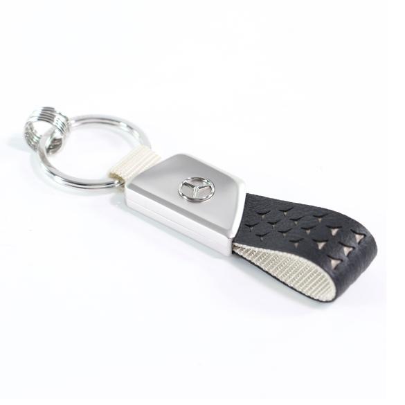 Mercedes-Benz star key chain black silver B66959729 Review