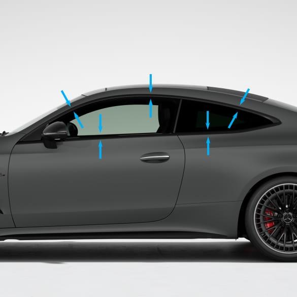 Mercedes-Benz Night package trim strips Windows black CLE Coupe C236 Zierleisten-Fenster-schwarz-C236 Review