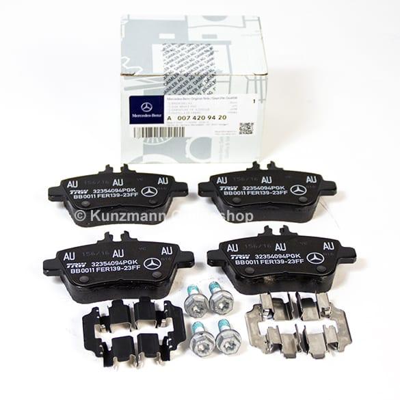 Mercedes-Benz A 200 rear brake pads | A0074209420 | A-Class W176 A0074209420-A200 Review
