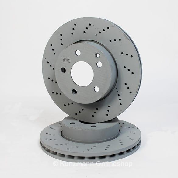 Mercedes-Benz Front brake discs | C-Class W204 C250 CDI | Sport Package A2044213612 Review