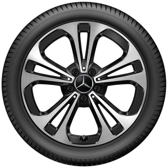 Mercedes-Benz 18 inch rims set C-Class 206 5-doublespoke wheel black A2064016200/6300-7X23 Review