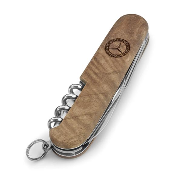 Mercedes-Benz Pocket knife Victorinox walnut wood stainless steel B66041698 Review