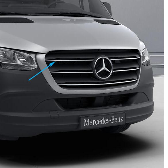Mercedes-Benz Radiator grille chrome clips Sprinter 907 910 A9108881100 Review