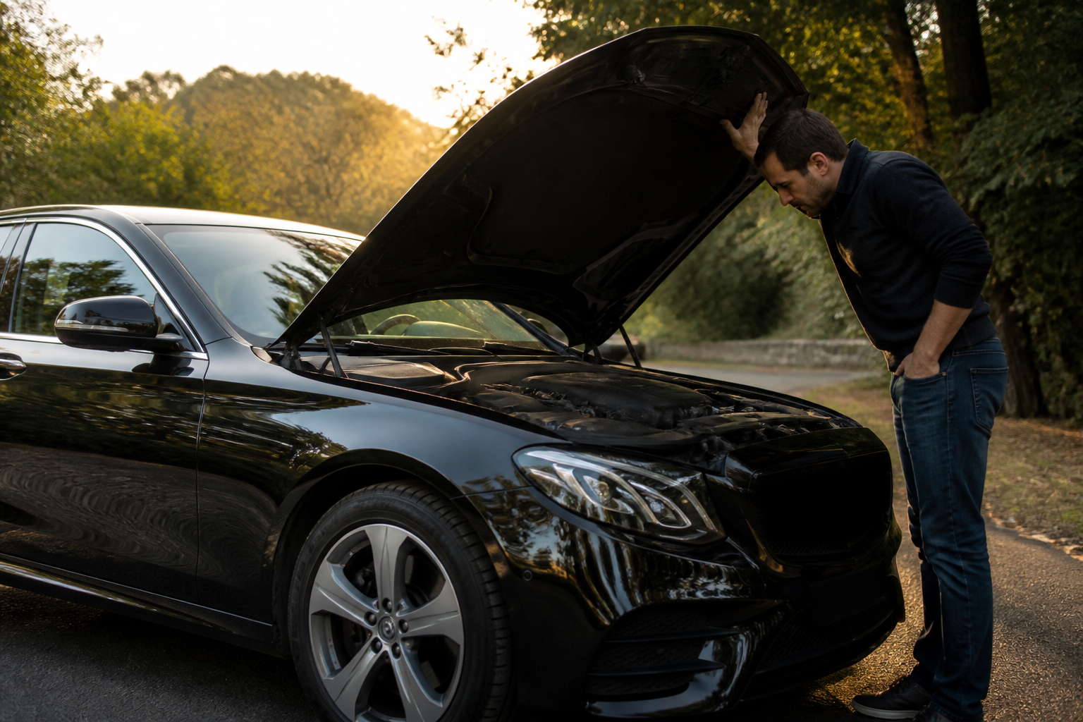 Mercedes-Benz Check Engine (MIL): Owner-First Steps and When to Get It Inspected